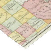 Rand McNally Railroad en County Map of Texas Tafelkleed (Gekanteld)