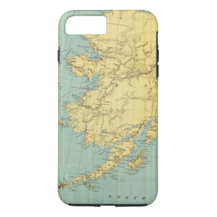 Rand McNally's kaart van Alaska Case-Mate iPhone Case