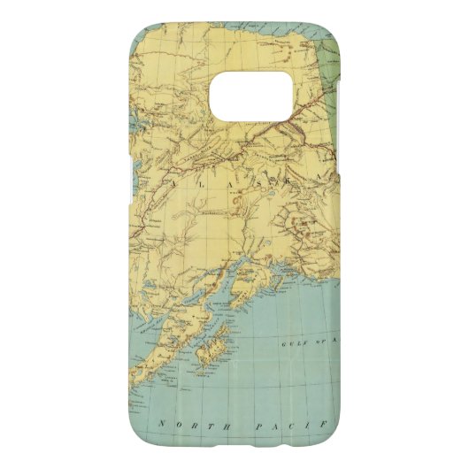 Rand McNally's kaart van Alaska Case-Mate Samsung Galaxy Hoesje (Achterkant)