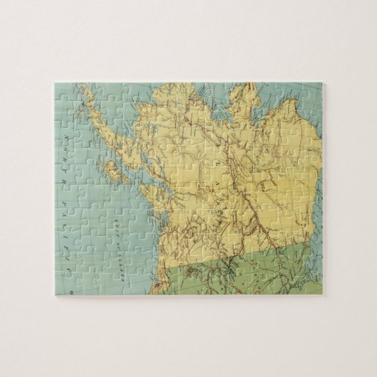 Rand McNally's kaart van Alaska Legpuzzel (Horizontaal)