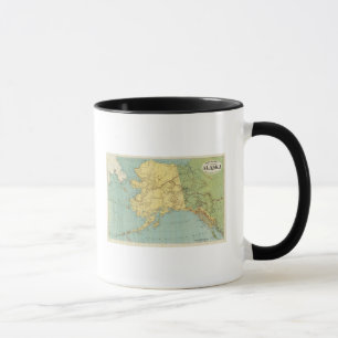 Rand McNally's kaart van Alaska Mok
