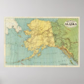 Rand McNally's kaart van Alaska Poster (Voorkant)