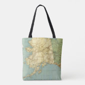 Rand McNally's kaart van Alaska Tote Bag (Achterkant)
