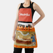 Rand met St. Lawrence All-Over Print Apron Schort (Insitu)