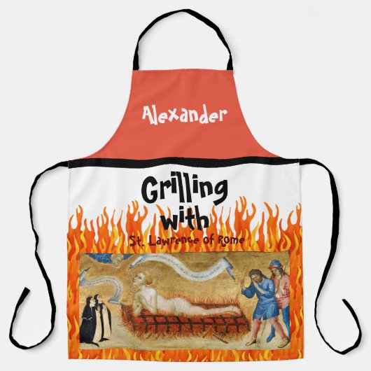 Rand met St. Lawrence All-Over Print Apron Schort (Voorkant)