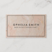 Rand Minimalist | Textuur Zakelijk Visitekaartje (Voorkant)