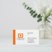 Rand - Oranje Visitekaartje (Staand voorkant)