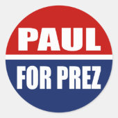 RAND PAUL 2012 RONDE STICKER (Voorkant)