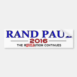 Rand Paul 2016 Bumpersticker