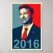 Rand Paul 2016 Obama Style Poster (Voorkant)