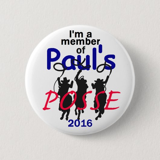 Rand Paul 2016 Ronde Button 5,7 Cm (Voorkant)
