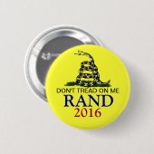 Rand Paul 2016 Ronde Button 5,7 Cm (Voorkant /achterkant)