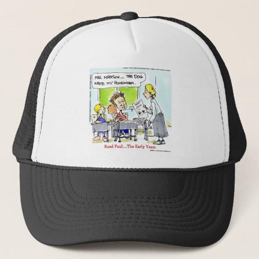 Rand Paul De Jonge Jaren Grappig Trucker Pet (Voorkant)