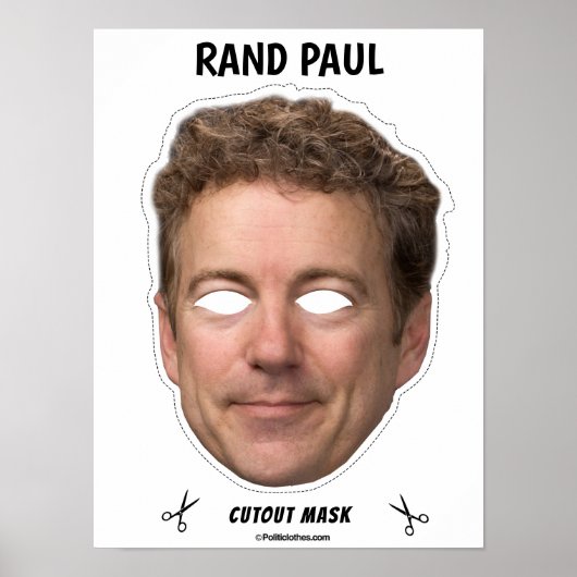 RAND PAUL Halloween Mask Poster (Voorkant)