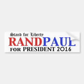 Rand Paul voor President 2016 bumpersticker