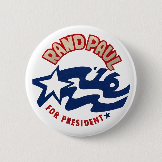 Rand Paul voor President 2016 Ronde Button 5,7 Cm (Voorkant)