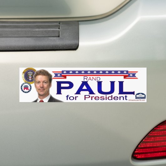 Rand Paul voor President Bumpersticker (Op auto)