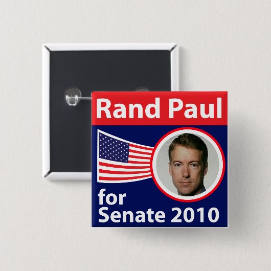 Rand Paul voor Senaat 2010 Button (Voorkant /achterkant)