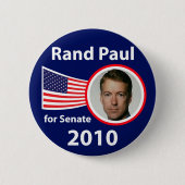 Rand Paul voor Senate Button (Voorkant)