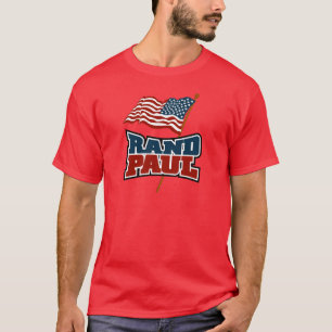 Rand Paul Waving American Flag T-shirt