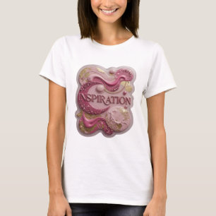 Rand Pink INSPIRATIE Artistiek Motief T-shirt