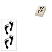 Rand rechter- en linkerpoten rubberstempel (Gestempeld)