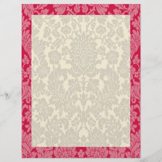 Rand Rode Damask (Voorkant)