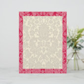 Rand Rode Damask (Staand voorkant)