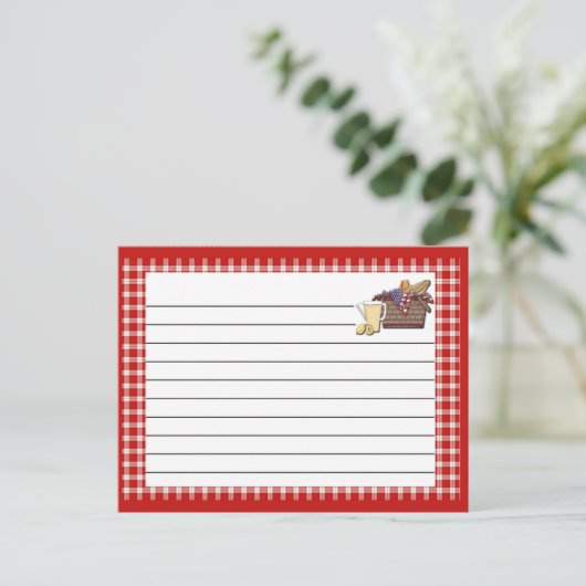 Rand rode kaart ontvangen (Staand voorkant)