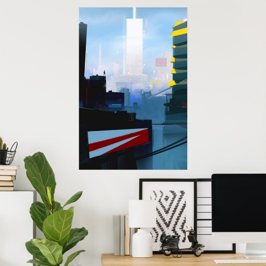 Rand spiegels poster (Thuiskantoor)