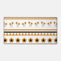 Rand Streep Bloem Driehoek Boho Patroon