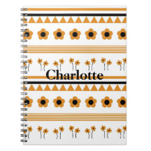 Rand Streep Bloem Driehoek Boho Patroon