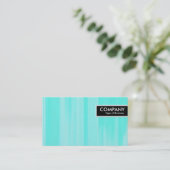 Rand Tag - Turquoise Geschilderd Canvas Visitekaartje (Staand voorkant)