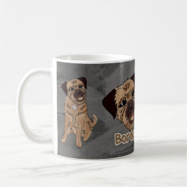 Rand Terrier Dog Klassieke witte Mok