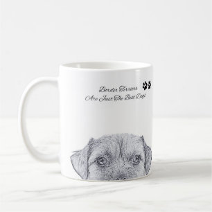 Rand Terrier Dog Sketch, Gift Mok