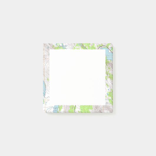 Rand Topografische kaart Post-it® Notes (Voorkant)