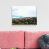 Rand van de Absaroka-Beartooth Mountains 11x14 Canvas Afdruk (Insitu (Woonkamer))