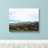 Rand van de Absaroka-Beartooth Mountains 11x14 Canvas Afdruk (Insitu (Houten vloer))