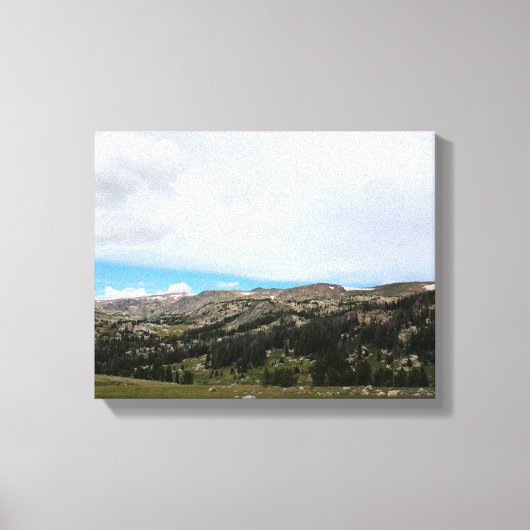 Rand van de Absaroka-Beartooth Mountains 11x14 Canvas Afdruk (Voorkant)