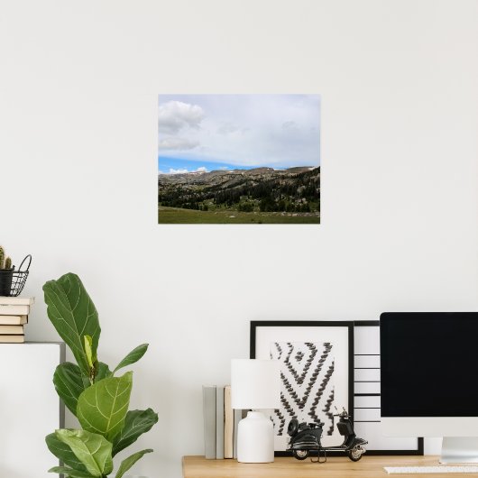 Rand van de Absaroka-Beartooth Mountains 16x20 Poster (Thuiskantoor)