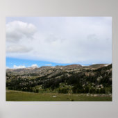 Rand van de Absaroka-Beartooth Mountains 16x20 Poster (Voorkant)