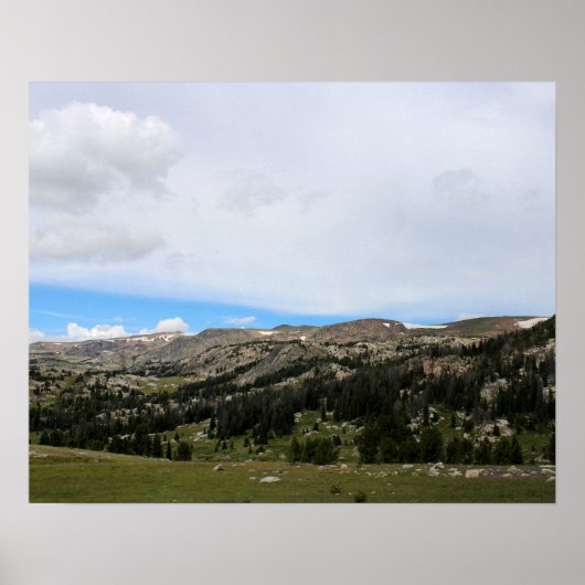 Rand van de Absaroka-Beartooth Mountains 16x20 Poster (Voorkant)