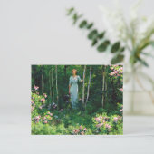 Rand van de Bossen Charles Curran Briefkaart (Staand voorkant)