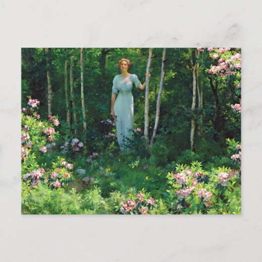 Rand van de Bossen Charles Curran Briefkaart (Voorkant)