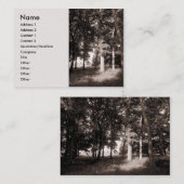 Rand van de Bossen Visitekaartje (Voorkant / Achterkant)