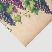 Rand van de druivenstok op perkament Decoupage Tissuepapier (Detail)