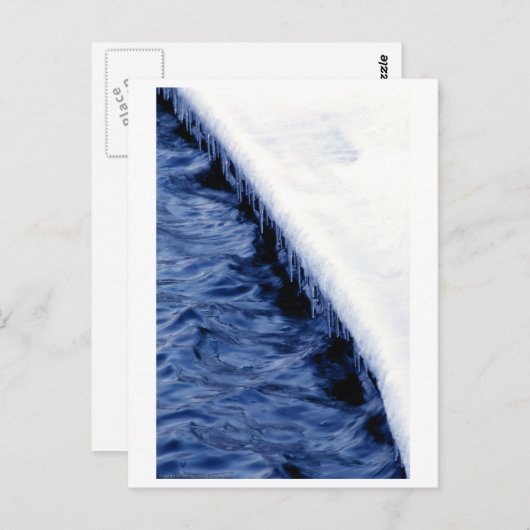 Rand van de rivier briefkaart (Voorkant / Achterkant)