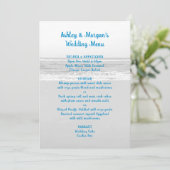 Rand van de Sjabloon van het Menu van de Wedding v (Staand voorkant)