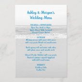 Rand van de Sjabloon van het Menu van de Wedding v (Voorkant)