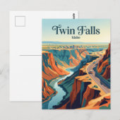 Rand van de Snake River Canyon Idaho Briefkaart (Voorkant / Achterkant)